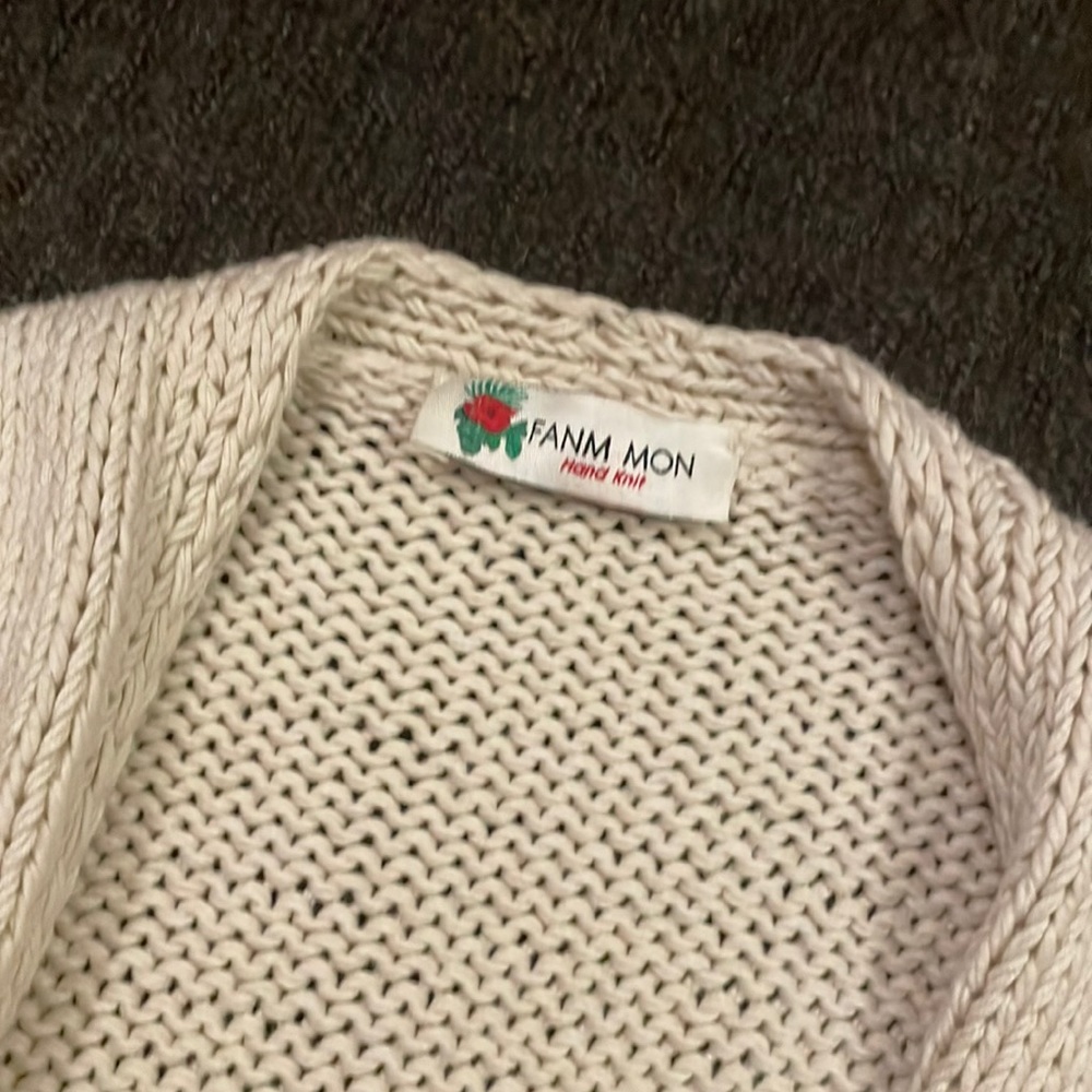 Fanm Mon Hand-knit cardigan